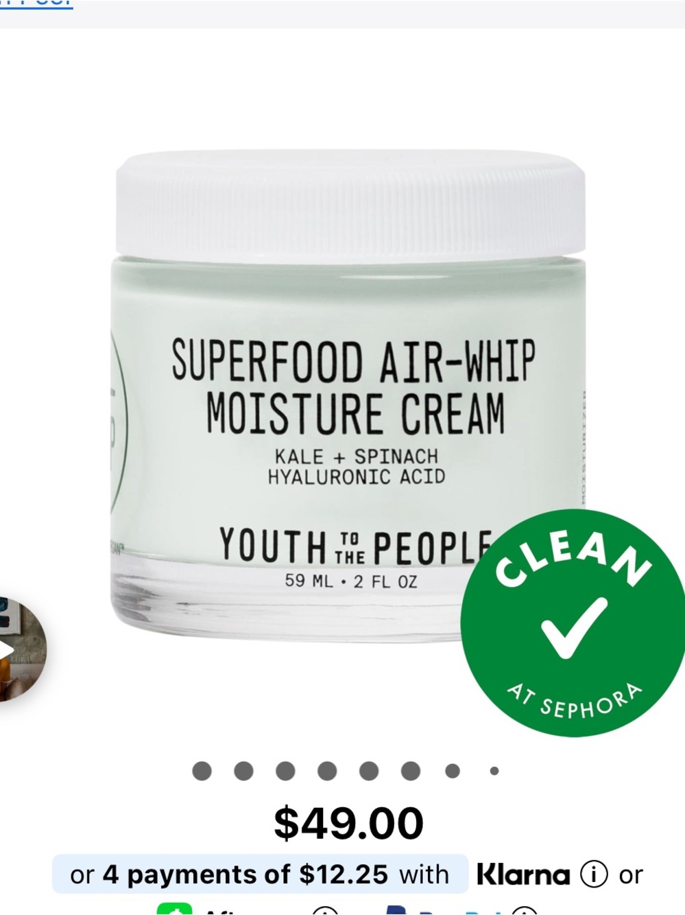 Youth To The People Air Whip Moisture Cream